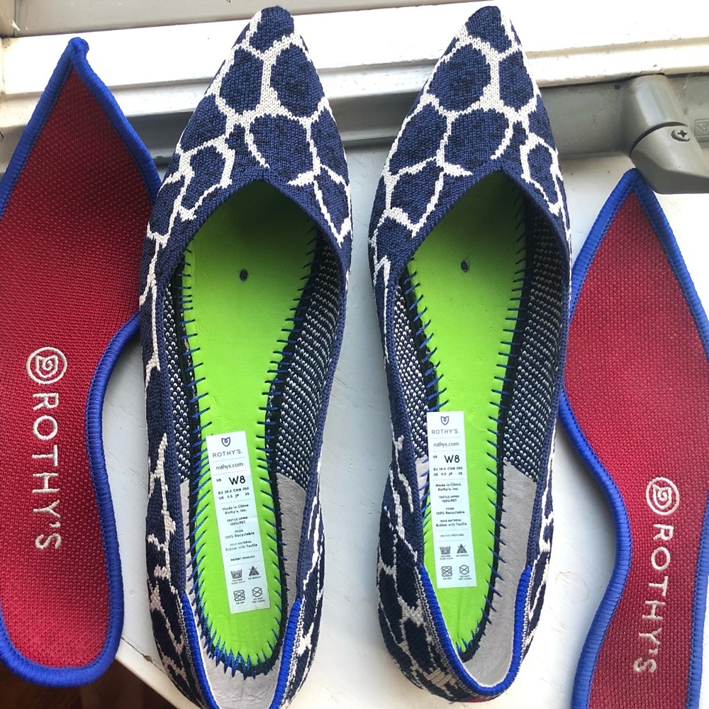 Rothy’s Shoes Indigo Giraffe